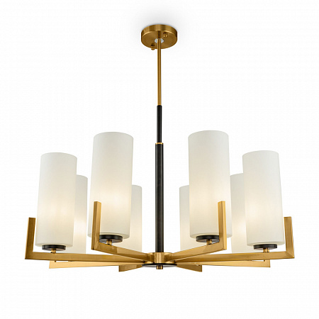 Люстра на штанге Maytoni Fortano MOD089PL-08BS, диаметр 76 см, латунь