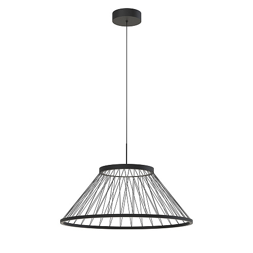 Подвес 60*40-150 см, 6*LED, 16W, 4000K, Favourite Fibra 4633-6P, золотой матовый
