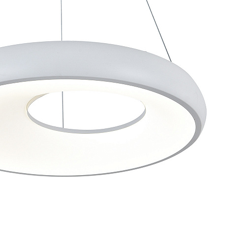 Подвесной светильник 50*5*80 см, LED, 37W, 3000К-6000K, Indigo CRATERE V000153L белый, 14016/1P White