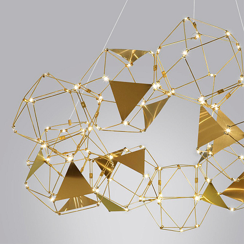 Светильник 93 см, 56W, 4000K, Odeon Light Trellis 5086/56L, бронза