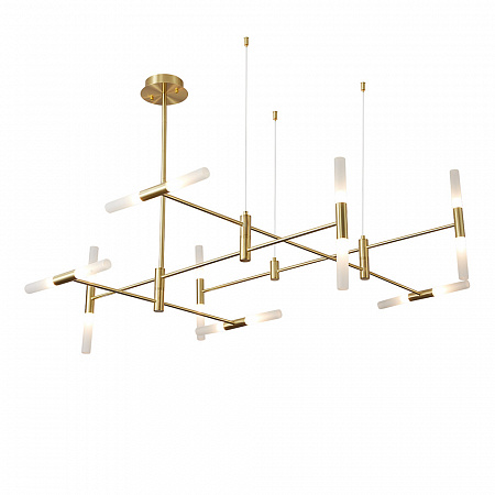Светильник подвесной 110*130*120 см, 16*G9*5W 4000K ST LUCE Rimini SL1216.203.16 матово золотистый