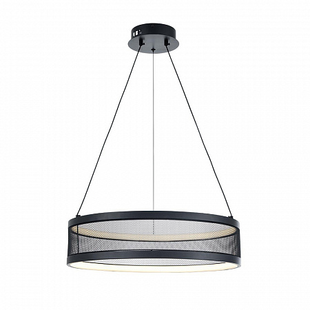 Светодиодная подвесная люстра 38W 3000-6000K 8103/38L черный Ledio Felisiti Lumion