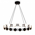 Подвесная люстра 32W 3000K FR6180PL-L32B черный Collar Freya
