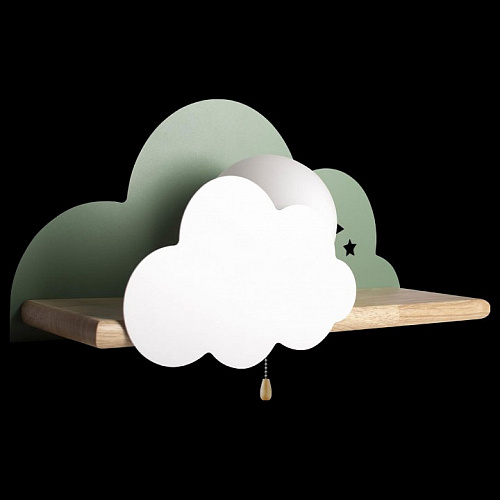 Настенный светильник с полкой Loft It Axel 10134 Green