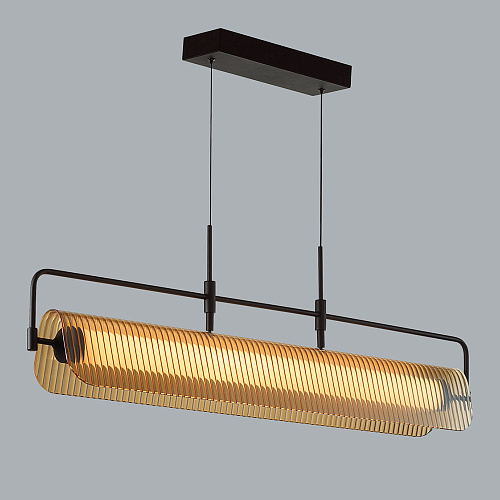 Подвес линейный 99*11*150 см, 1 LED*35W, 3000 К, Odeon Light Liner, черный 5056/35L