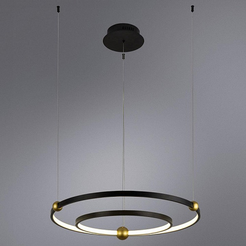Светильник 60 см, 53W, 4000К Divinare Amadeo 1123/04 SP-65 черный