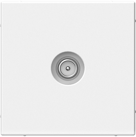 TV РОЗЕТКА оконечная 1DB , ArtGallery, цвет белый, GAL000191