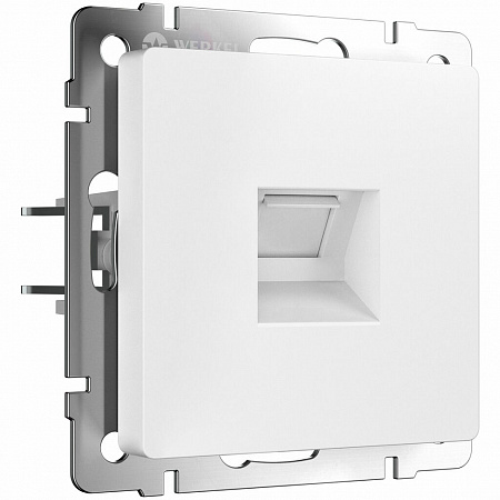 Розетка Ethernet RJ-45 (белый матовый) Werkel W1181061