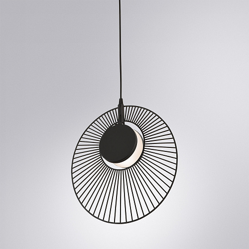 Подвесной светодиодный светильник 16W 4000K A2808SP-1BK чёрный Layla Arte Lamp