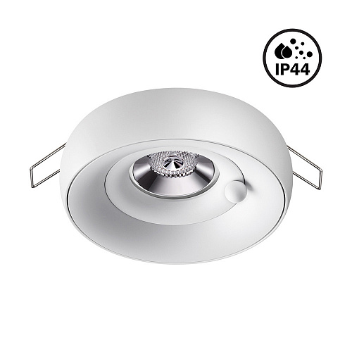 Светильник встраиваемый влагозащищенный IP44 GU10 50W 370797 NovoTech WATER