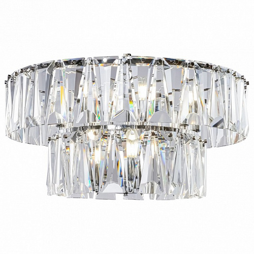 Подвесная люстра Maytoni Puntes MOD043PL-12CH, диаметр 68 см, хром