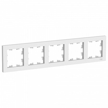 Рамка 5 постов белый AtlasDesign ATN000105