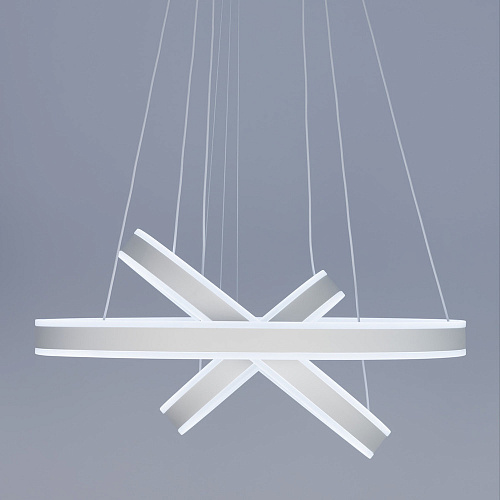 Люстра 60*120 см LED*145 W, 3000 / 5500 К Citilux Дуэт Белый CL719650